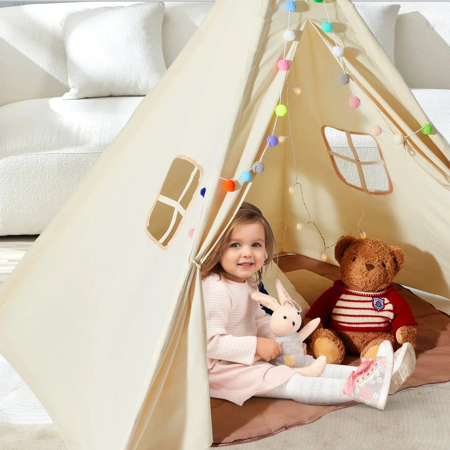 Kids Play Tents: Cozy Teepee for Indoor & Outdoor Fun