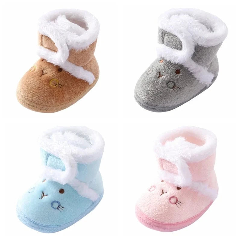 Cozy Velvet Snow Boots for Babies and Toddlers