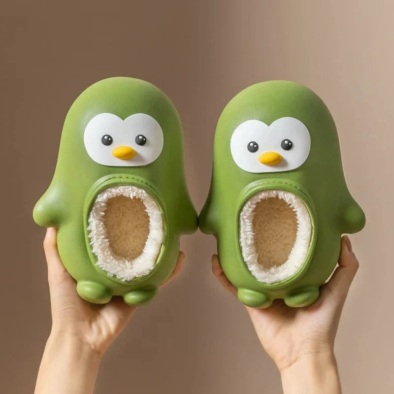 CUDDLY PENGUINS – Adorable Kids' Warm Slippers