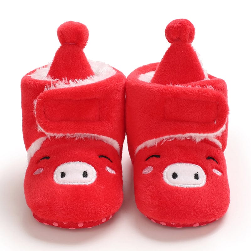 SNOWFLAKE CUDDLES – Cozy Christmas Slippers for Kids