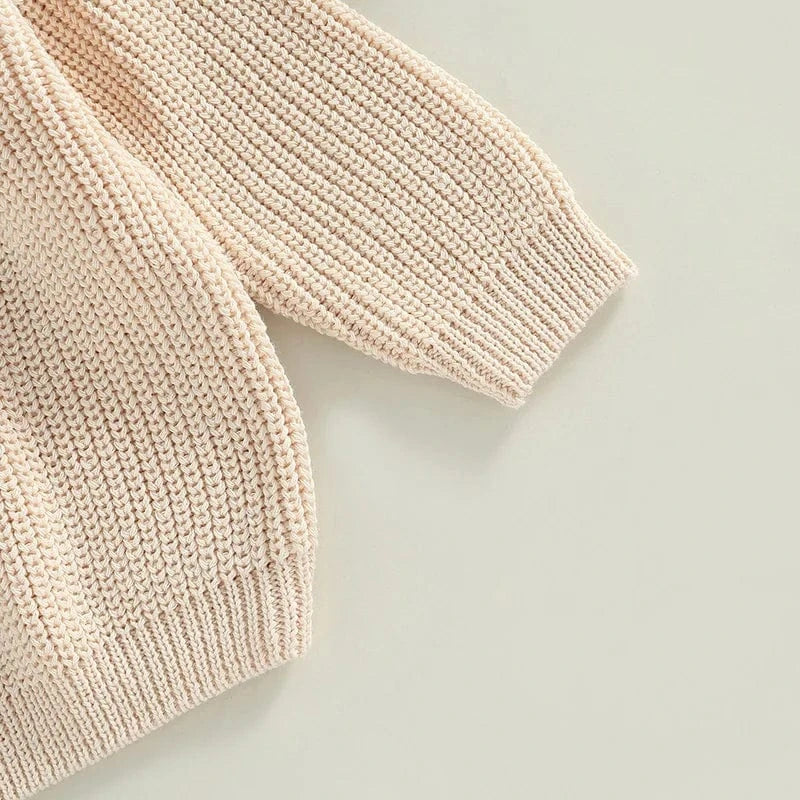 Cozy Knit Pullover Sweater for Toddlers