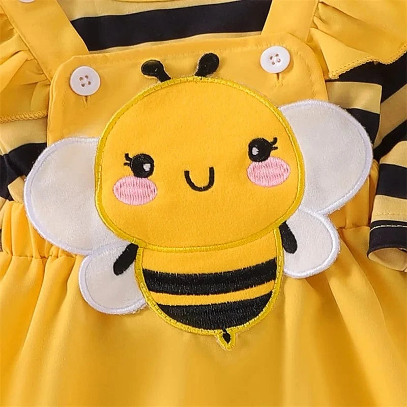 Adorable Baby Girl Bee Halloween Outfit