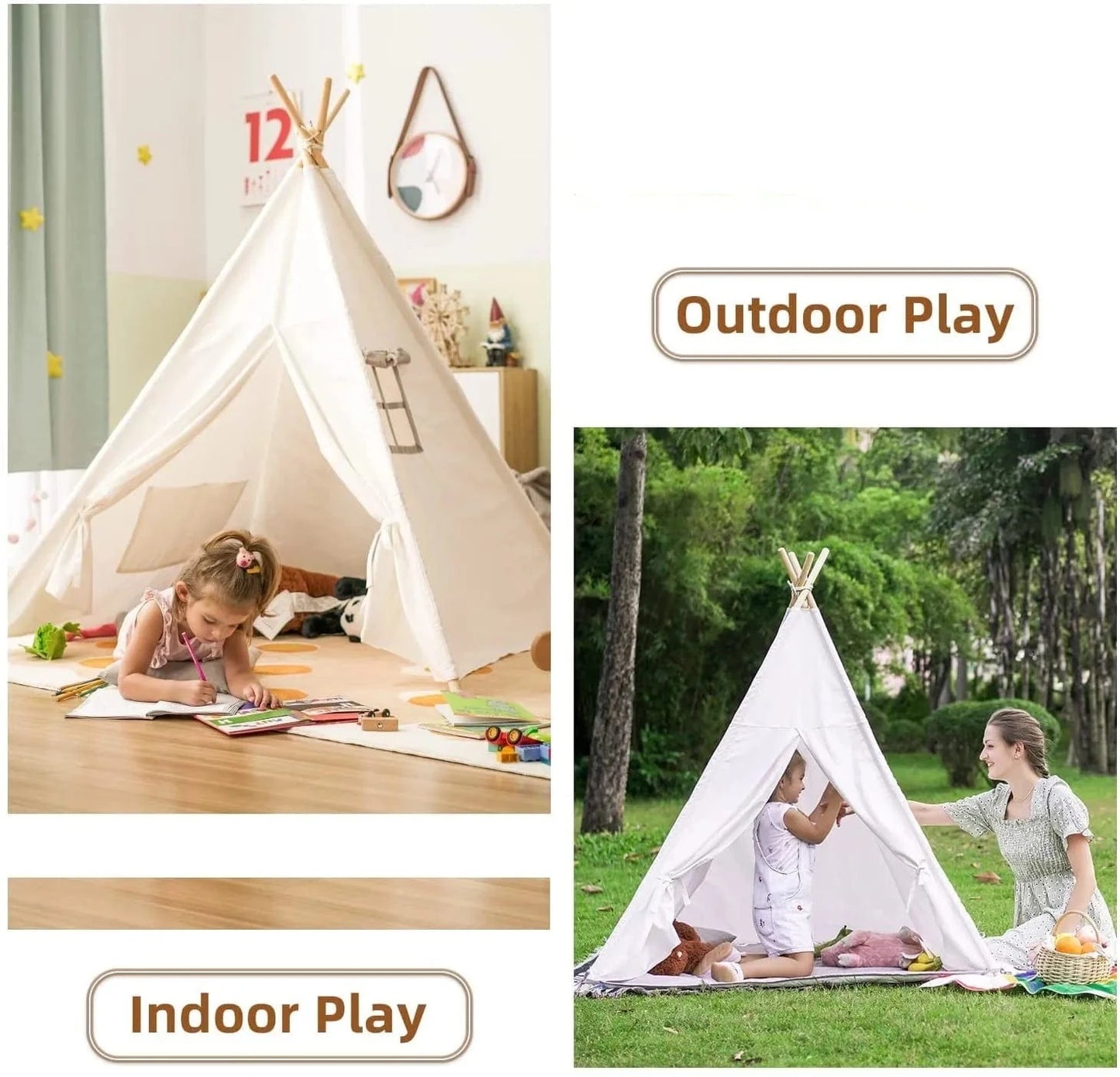 Kids Play Tents: Fun Indoor Teepee for Imaginative Play