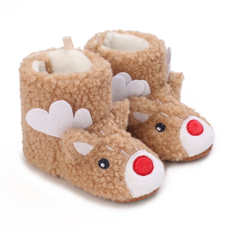 SNOWFLAKE CUDDLES – Cozy Christmas Slippers for Kids