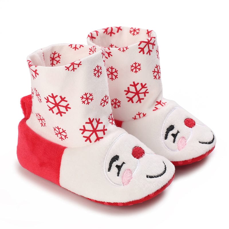 SNOWFLAKE CUDDLES – Cozy Christmas Slippers for Kids