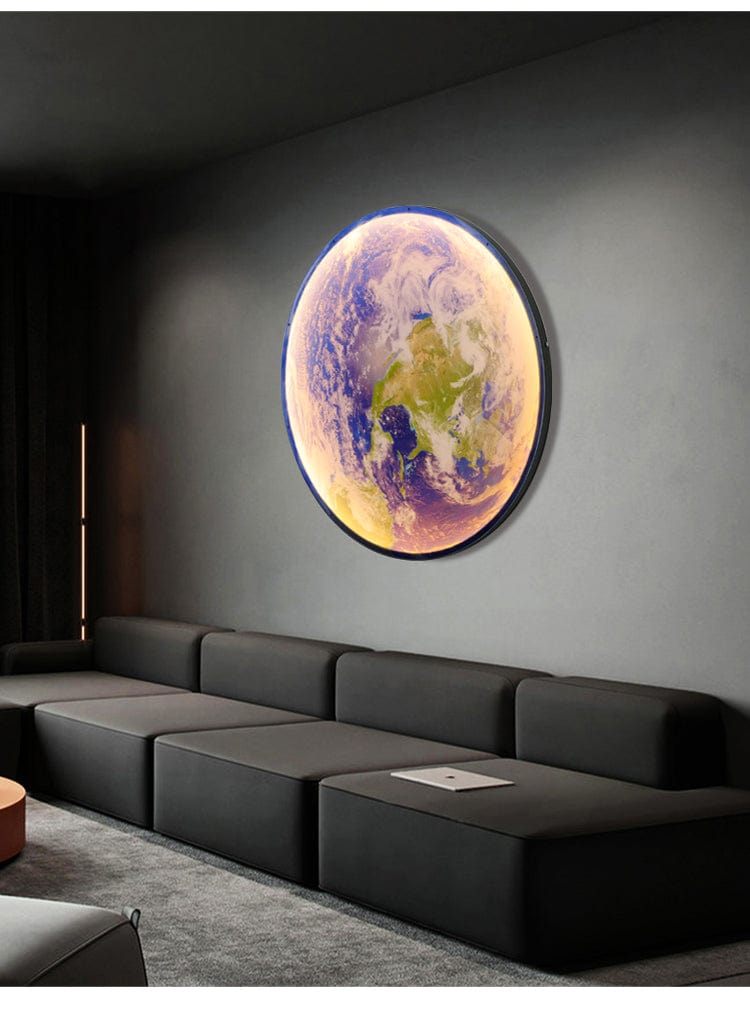 Enchanting 3D LED Moon/Earth Wall/Ceiling Light