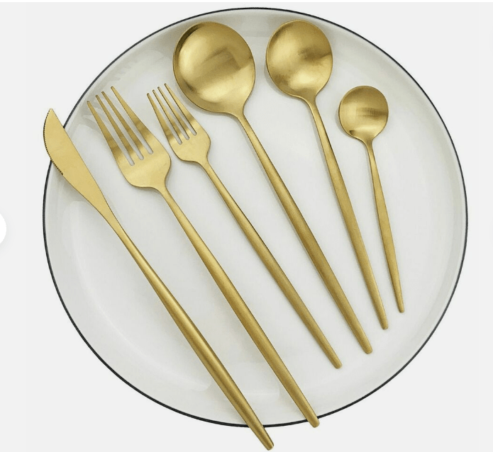 Elegant Minimalist 20-Piece Stainless Steel Cutlery Set