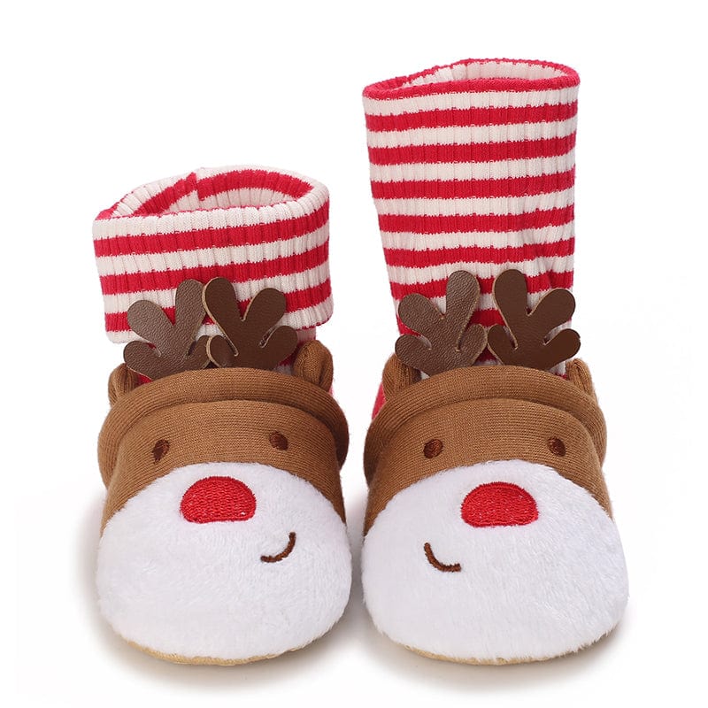 SNOWFLAKE CUDDLES – Cozy Christmas Slippers for Kids