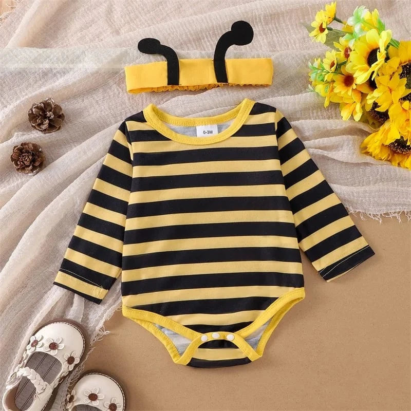 Adorable Baby Girl Bee Halloween Outfit