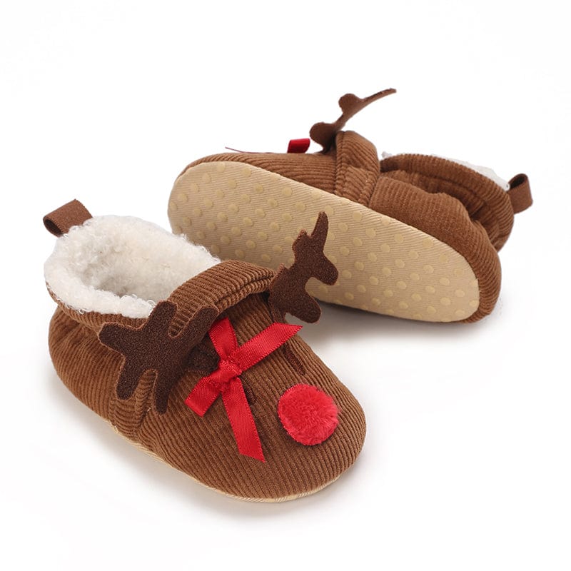 SNOWFLAKE CUDDLES – Cozy Christmas Slippers for Kids