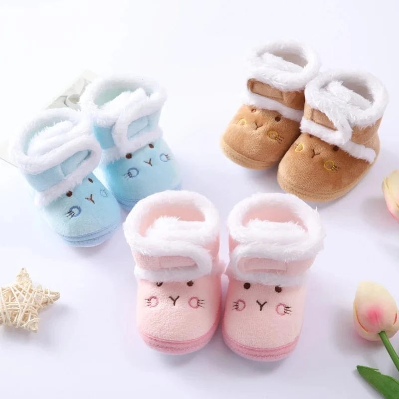 Cozy Velvet Snow Boots for Babies and Toddlers