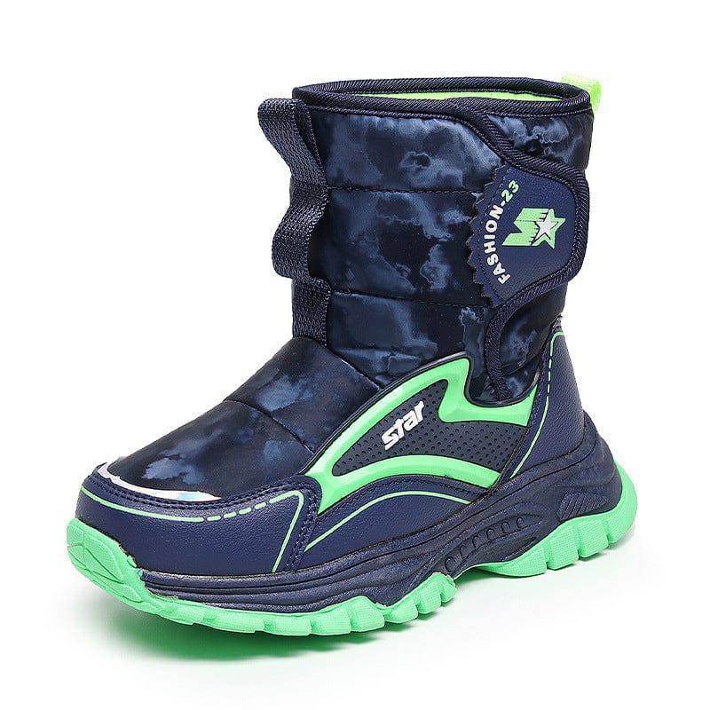 Kids Snow Boots with Anti-Slip Ice Grip