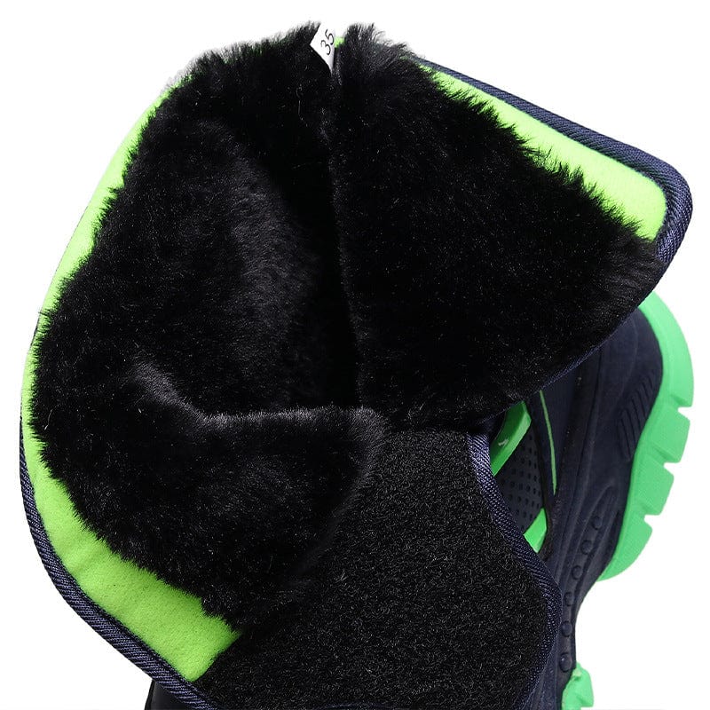 Kids Snow Boots with Anti-Slip Ice Grip