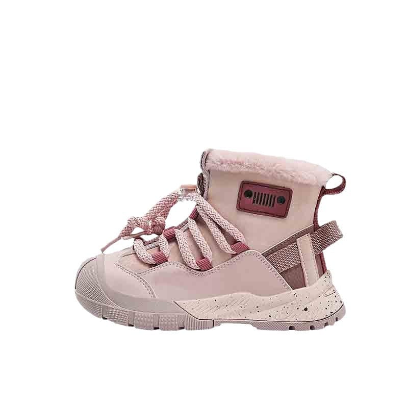 Kids Snow Boots with Waterproof Faux Fur