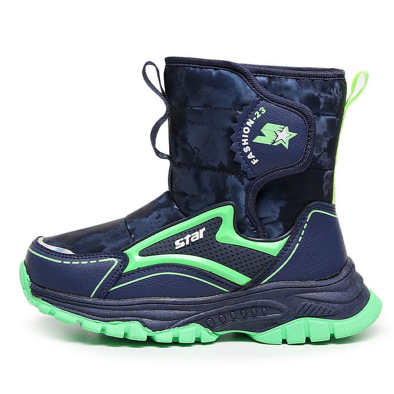 Kids Snow Boots with Anti-Slip Ice Grip