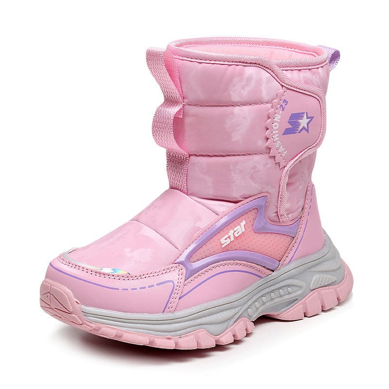 Kids Snow Boots with Anti-Slip Ice Grip