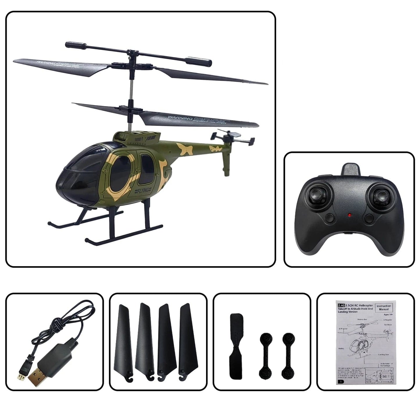 RC Helicopter 6Ch Scout Explorer