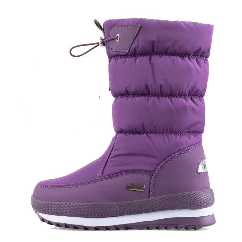 Snow Boots Women Waterproof Mid-Calf