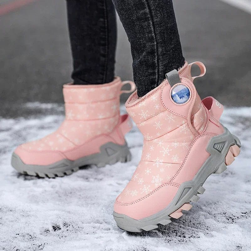 Kids Winter Snow Boots with Plush Lining