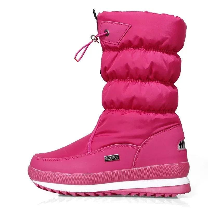 Snow Boots Women Waterproof Mid-Calf