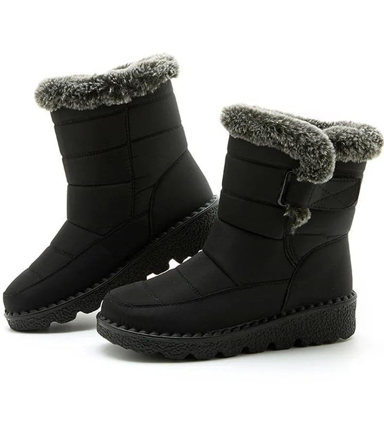 Snow Boots Women Waterproof Fur-Lined