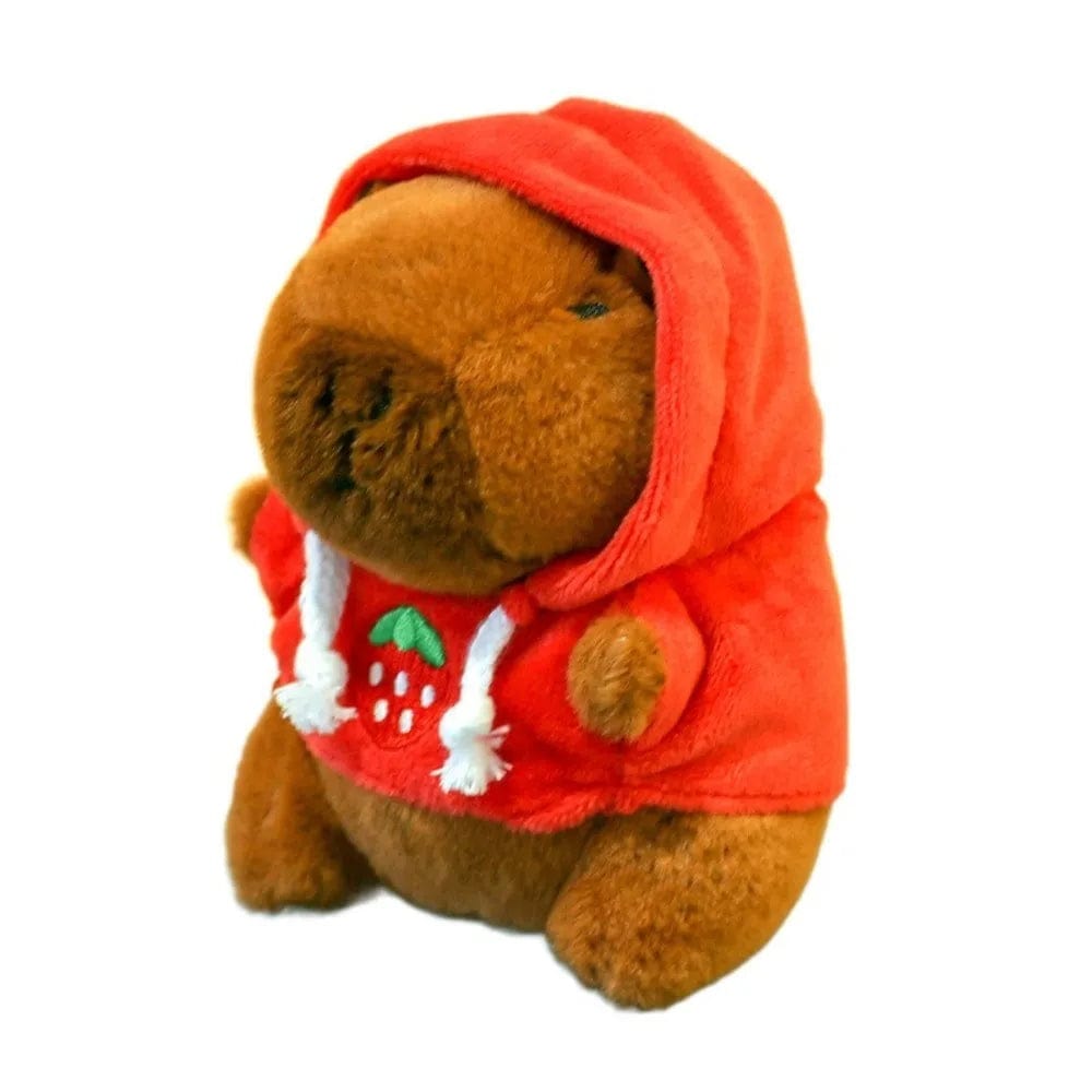 Mini Capybara Plush with Hoodie
