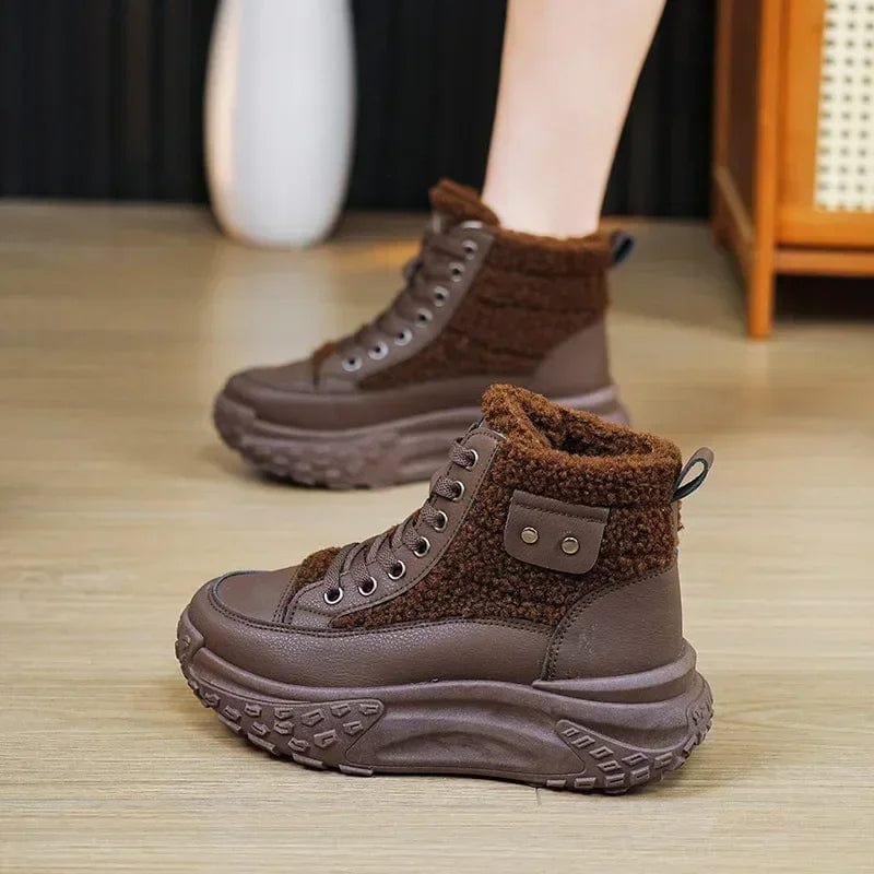 Snow Boots Women Plush Platform Sneakers