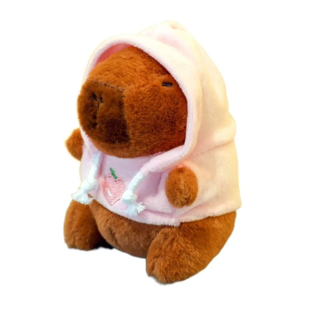 Mini Capybara Plush with Hoodie