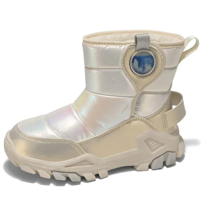 Kids Winter Snow Boots with Plush Lining