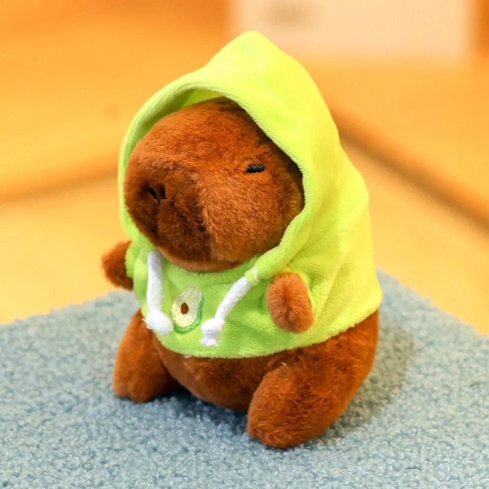 Mini Capybara Plush with Hoodie