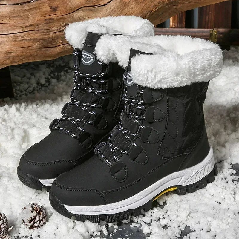 Snow Boots Women Mid-Calf Warm Lined