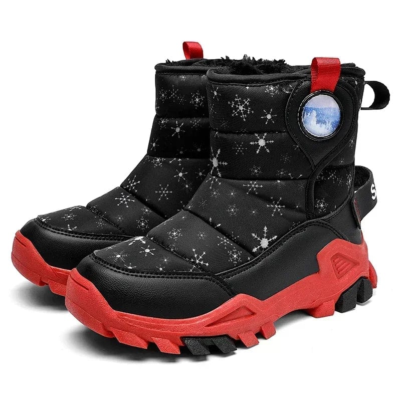Kids Winter Snow Boots with Plush Lining