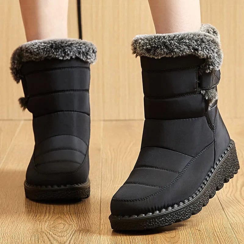 Snow Boots Women Waterproof Fur-Lined