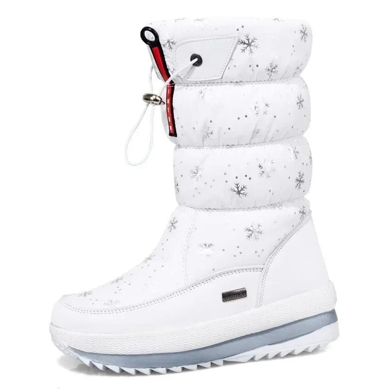 Snow Boots Women Waterproof Mid-Calf