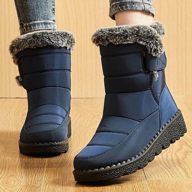 Snow Boots Women Waterproof Fur-Lined
