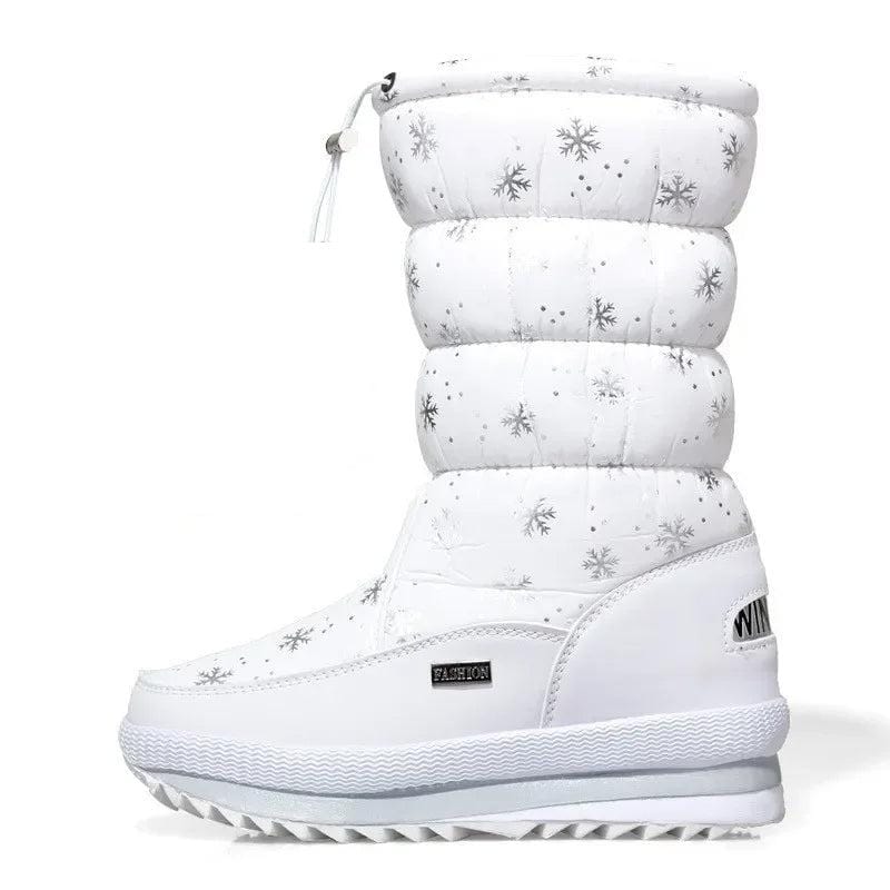Snow Boots Women Waterproof Mid-Calf