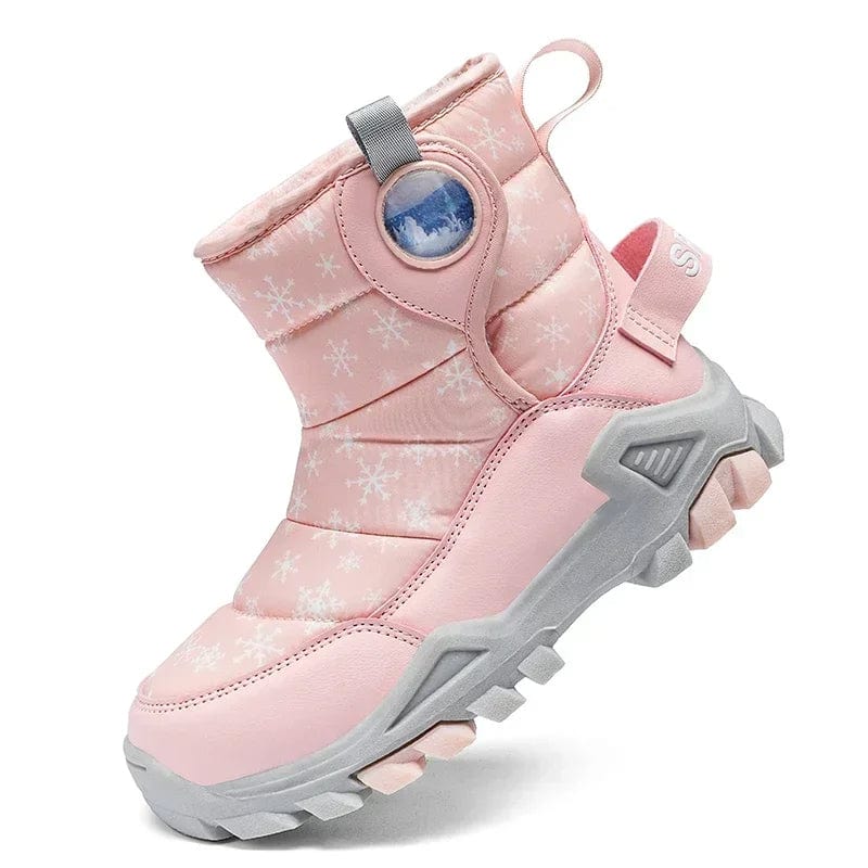 Kids Winter Snow Boots with Plush Lining