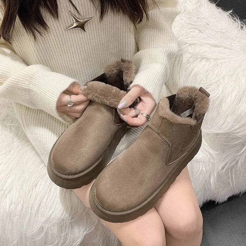 Snow Boots Women Plush High-Top