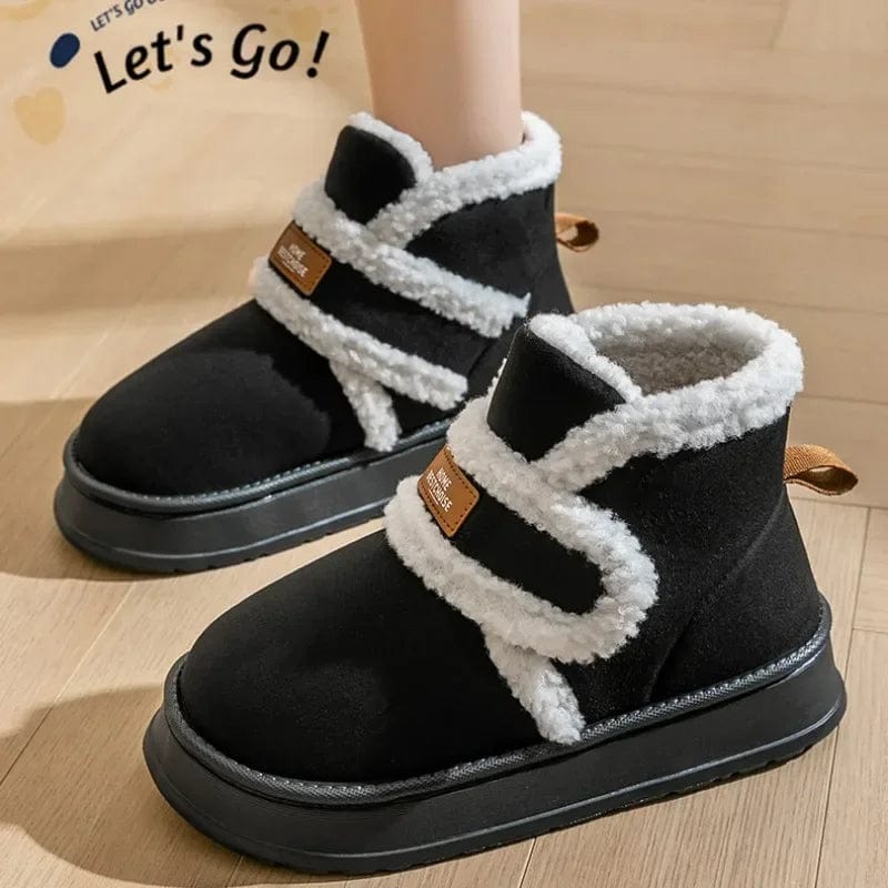 Snow Boots Women Plush Thick Soles