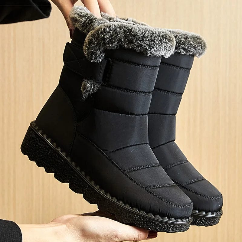 Snow Boots Women Waterproof Fur-Lined