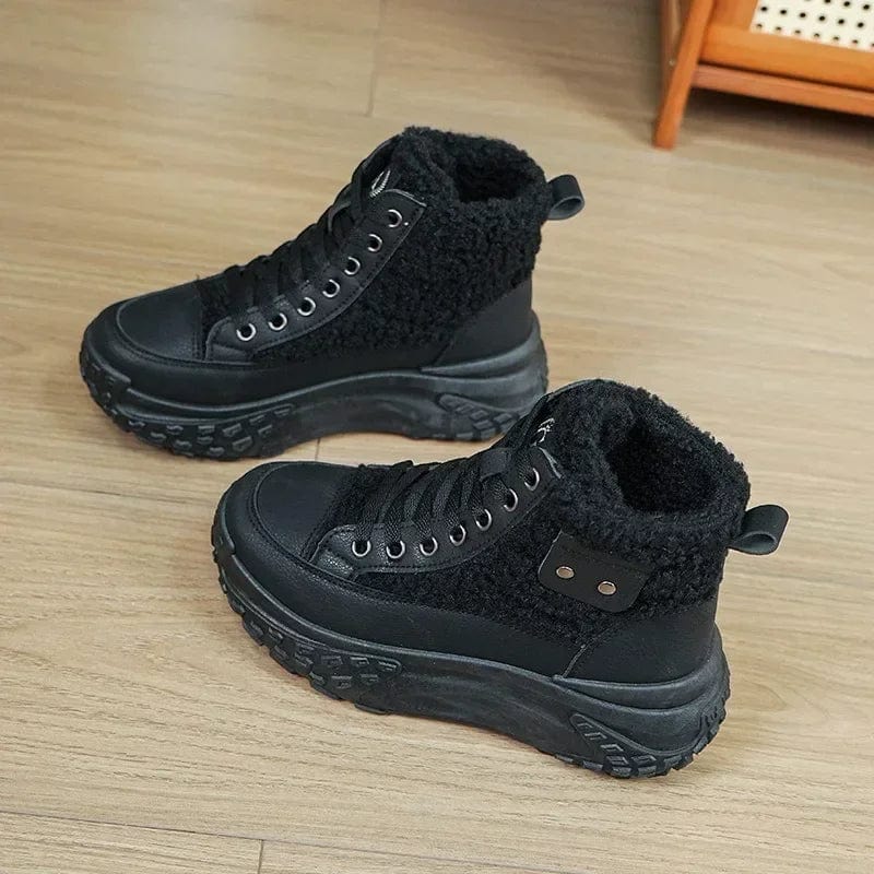 Snow Boots Women Plush Platform Sneakers