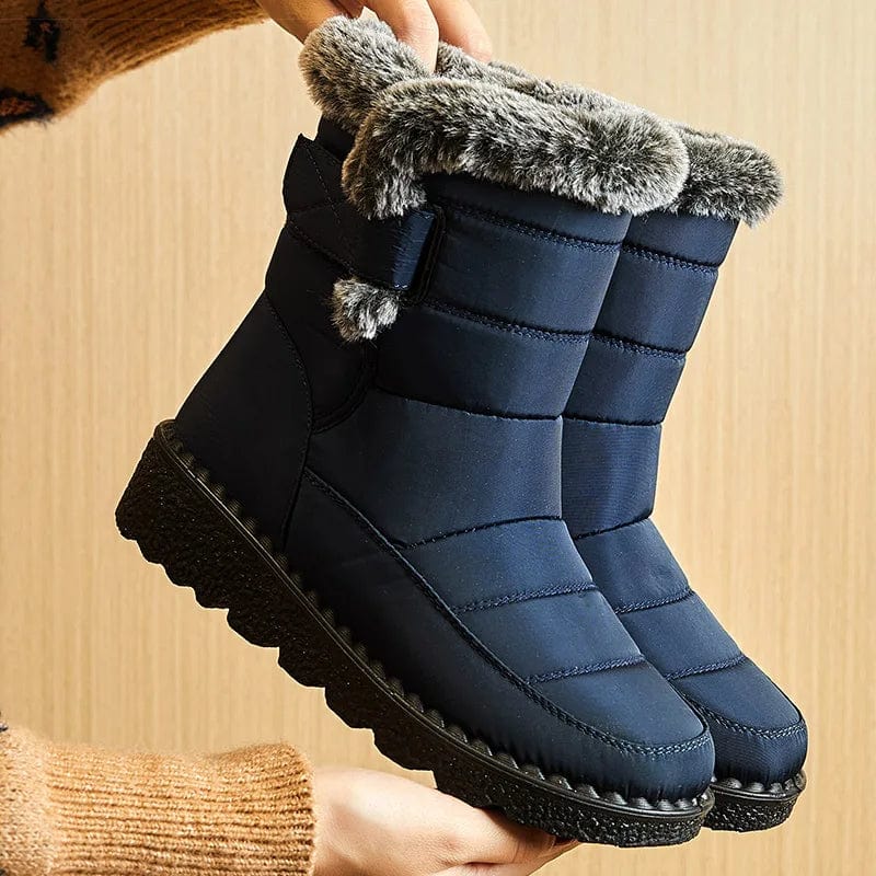 Snow Boots Women Waterproof Fur-Lined
