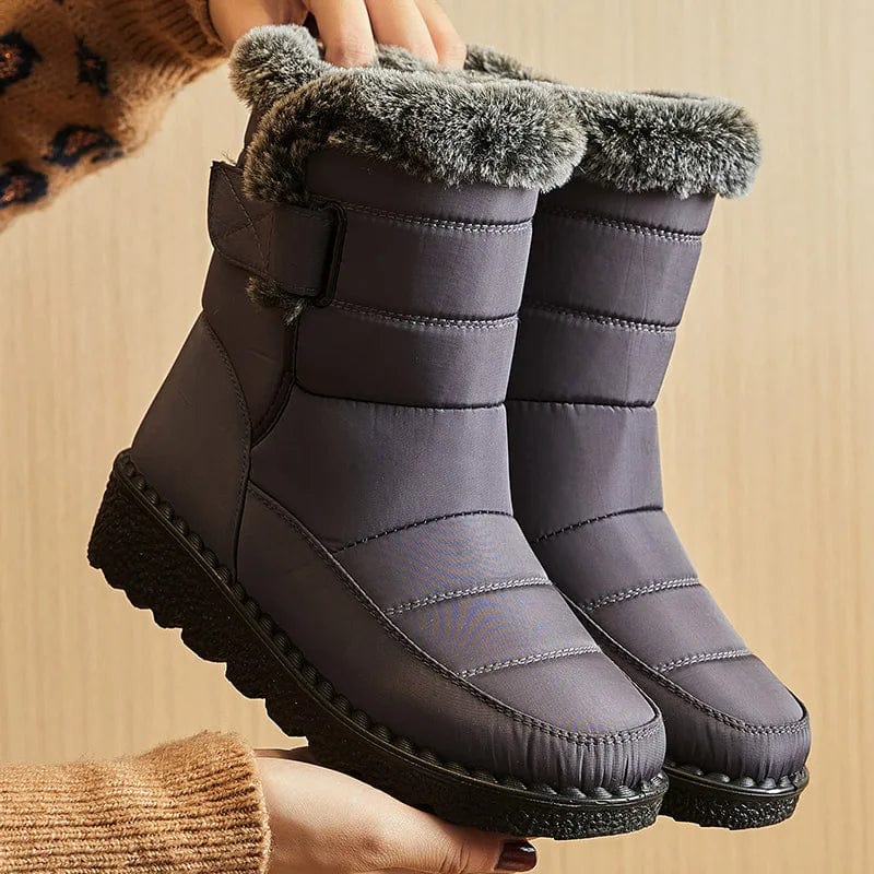 Snow Boots Women Waterproof Fur-Lined