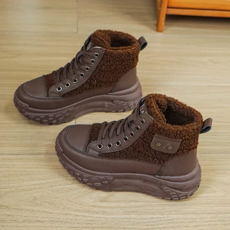 Snow Boots Women Plush Platform Sneakers