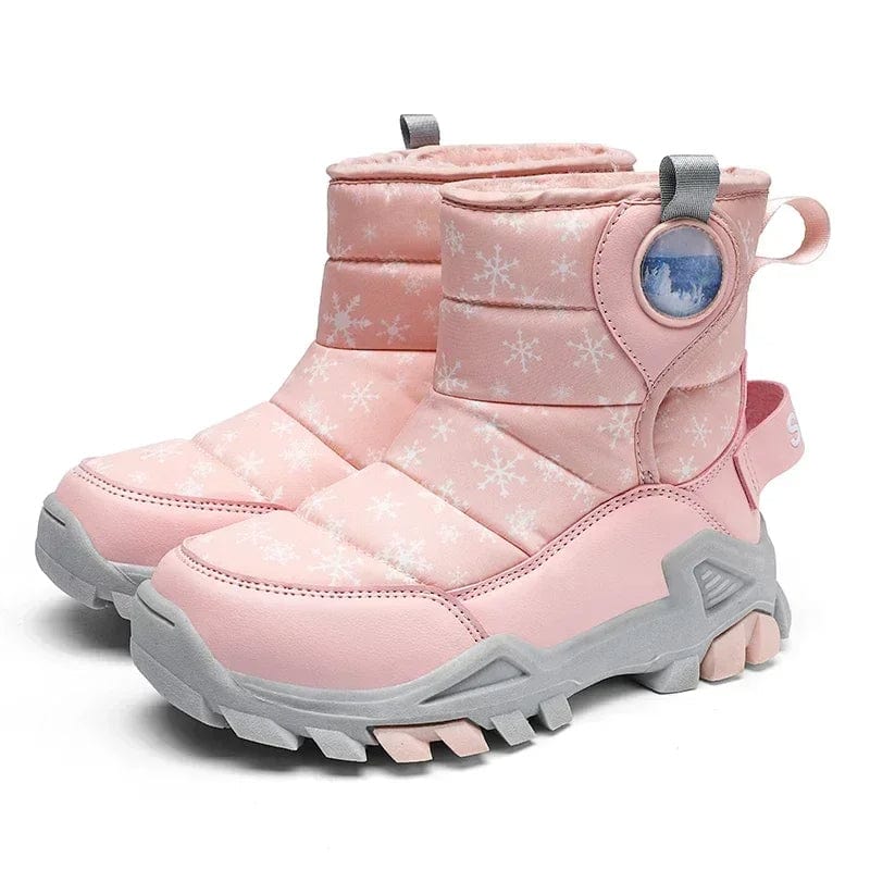 Kids Winter Snow Boots with Plush Lining