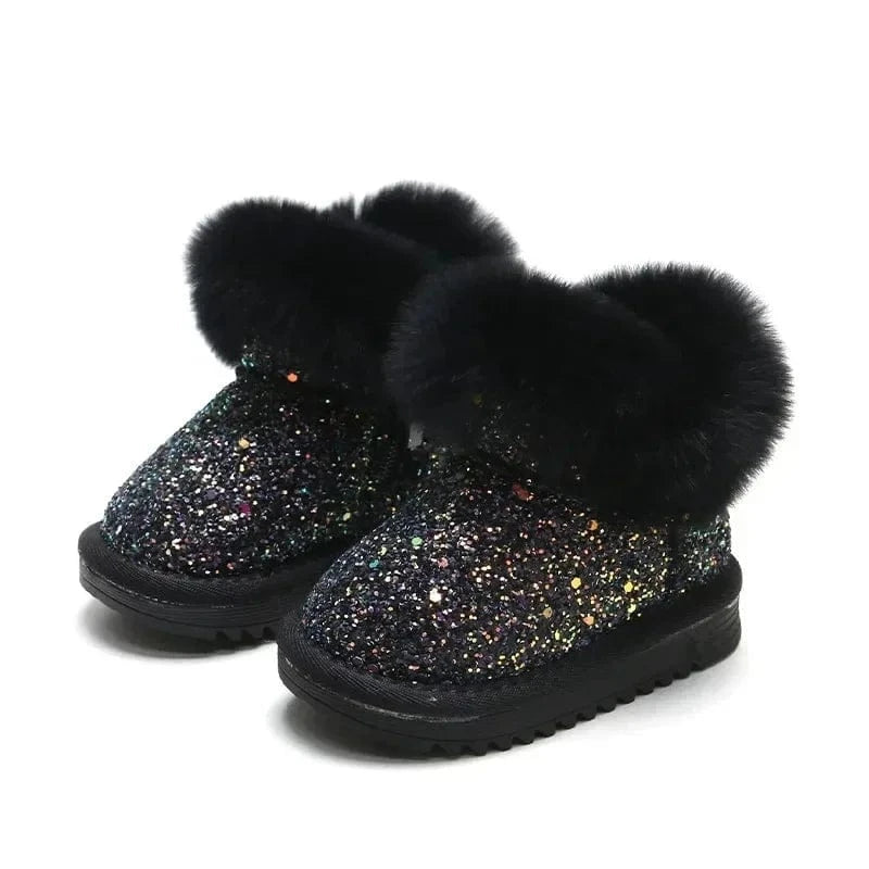 FROSTBLOOM – Cozy Glitter Winter Boots for Kids