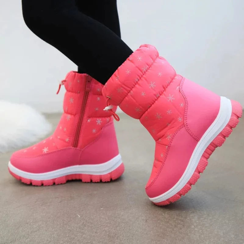 SNOWGLOW – Cozy Waterproof Snow Boots for Girls
