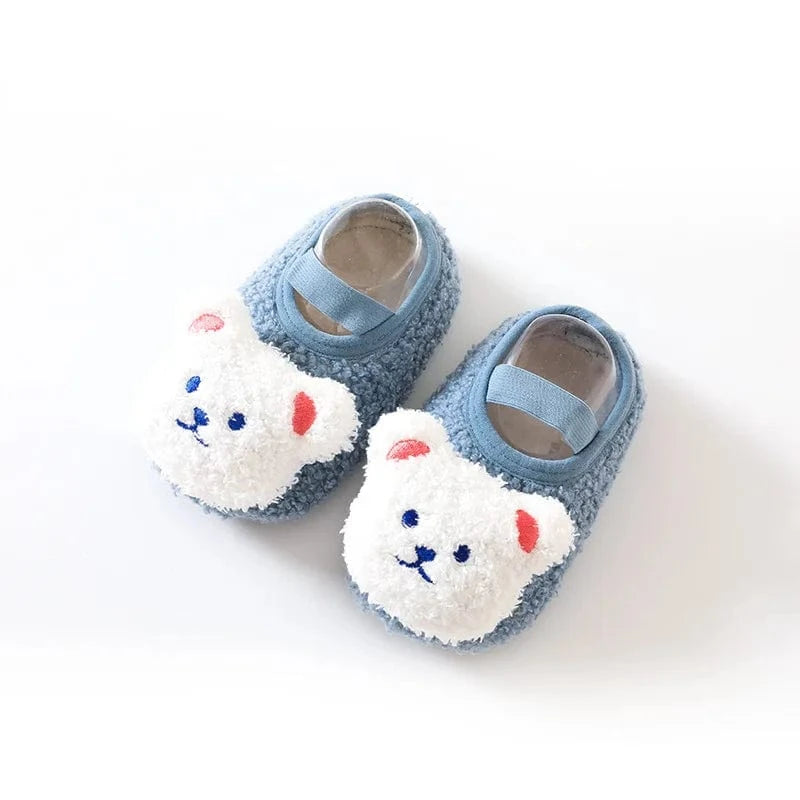 CUDDLEPAWS – Cozy Bear Slippers for Kids