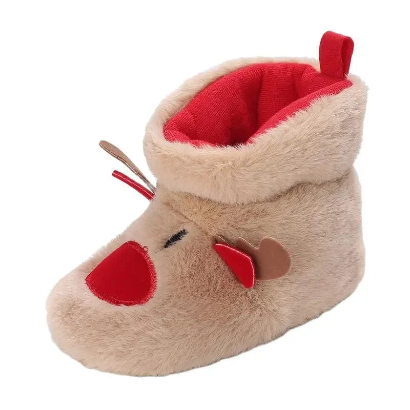 SNOWFLAKE CUDDLES – Cozy Christmas Slippers for Kids