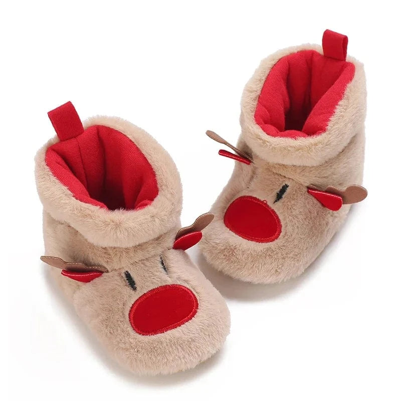 SNOWFLAKE CUDDLES – Cozy Christmas Slippers for Kids